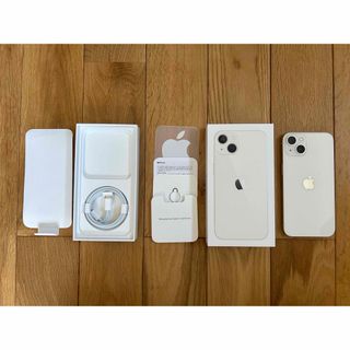 アップル(Apple)の【美品】iphone13 128G スターライトSIMフリー 残債なし(その他)