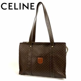 セリーヌ(celine)の【美品】CELINE 大容量 トートバッグ マカダム ririジップ イタリア製(トートバッグ)