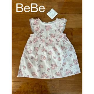 BeBe - 【新品未使用】　bebe  BEBE    べべ　ワンピース  90