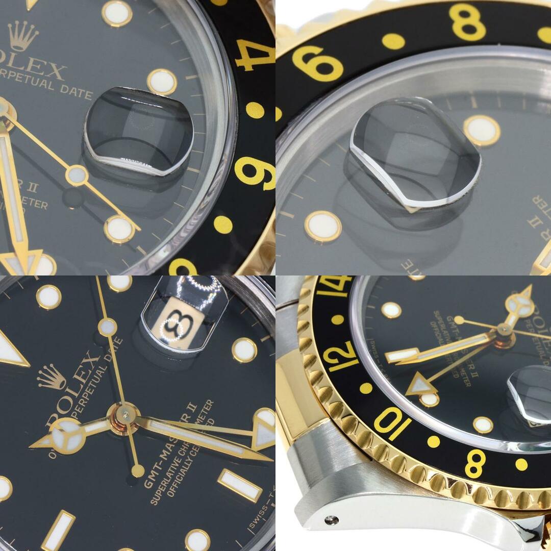 ROLEX(ロレックス)のROLEX 16713 GMTマスター2 腕時計 SS SSxK18YG メンズ メンズの時計(腕時計(アナログ))の商品写真