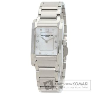 ボームエメルシエ(BAUME&MERCIER)のBaume & Mercier MOA10050  ハンプトン 8P ダイヤモンド 腕時計 SS SS レディース(腕時計)