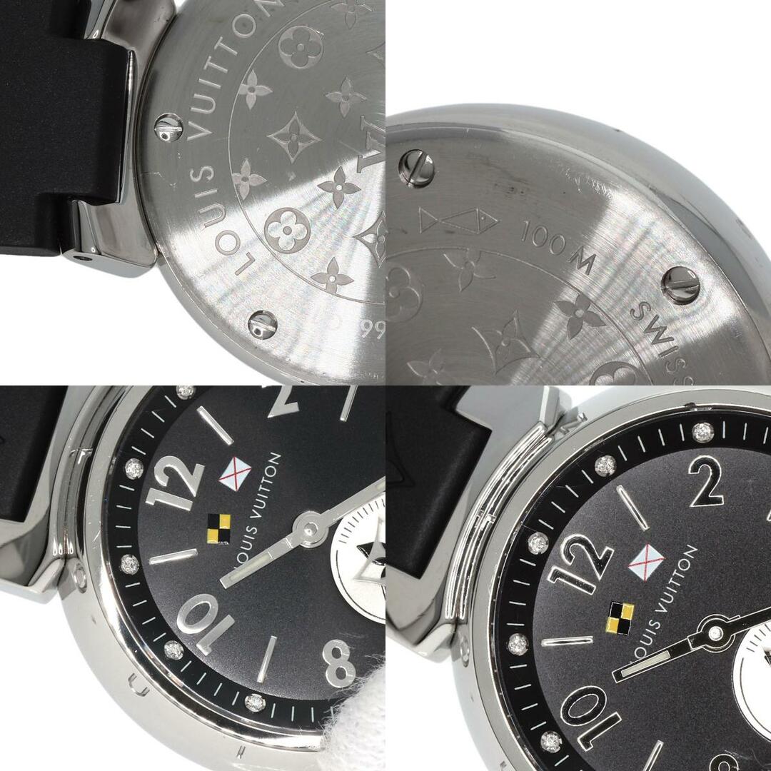 LOUIS VUITTON(ルイヴィトン)のLOUIS VUITTON Q12M1 タンブール ラブリーカップ 12P ダイヤモンド 腕時計 SS ラバー レディース レディースのファッション小物(腕時計)の商品写真