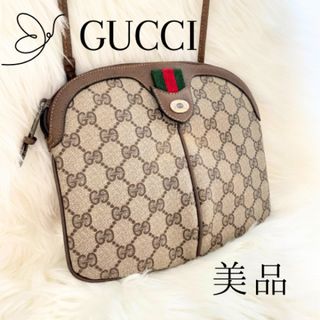 Gucci - オールド グッチ ショルダー バッグ シェリーライン GG ロゴ 斜めがけ