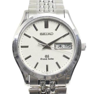 グランドセイコー(Grand Seiko)のグランドセイコー デイデイト SBGT001 メンズ クォーツ 白文字盤 SS(腕時計(アナログ))