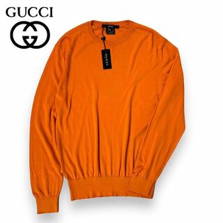 Gucci - 【未使用】GUCCI コットン カットソー Tシャツ イタリア製 M タグ付き