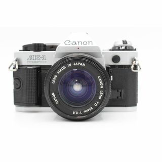 キヤノン(Canon)の【良品】CANON キヤノン AE-1 PROGRAM ｼﾙﾊﾞｰ FD 24mm F2.8 #LE2024202(フィルムカメラ)