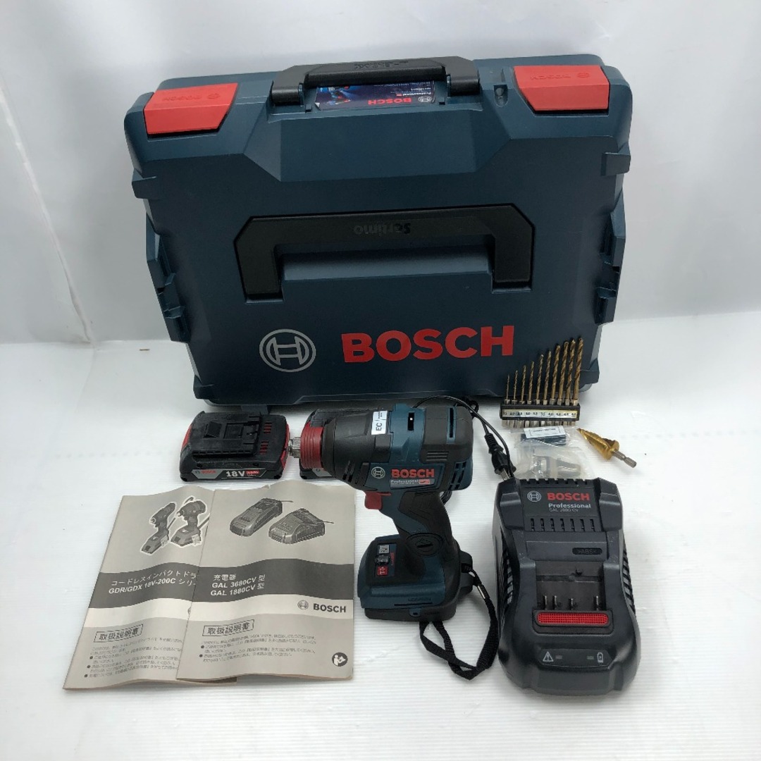 BOSCH(ボッシュ)の◇◇BOSCH ボッシュ インパクトレンチ 付属品完備 コードレス式 GDX18V-200C グリーン その他のその他(その他)の商品写真