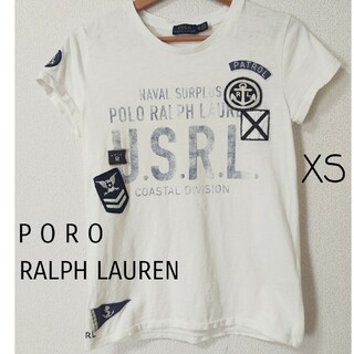 POLO RALPH LAUREN - 【ポロ ラルフローレン】Tシャツ　XSサイズ　半袖　シャツ　オフホワイト
