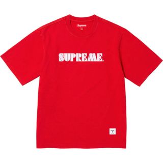 シュプリーム(Supreme)の【Mサイズ】Supreme Stencil Embroidered S/S(Tシャツ/カットソー(半袖/袖なし))