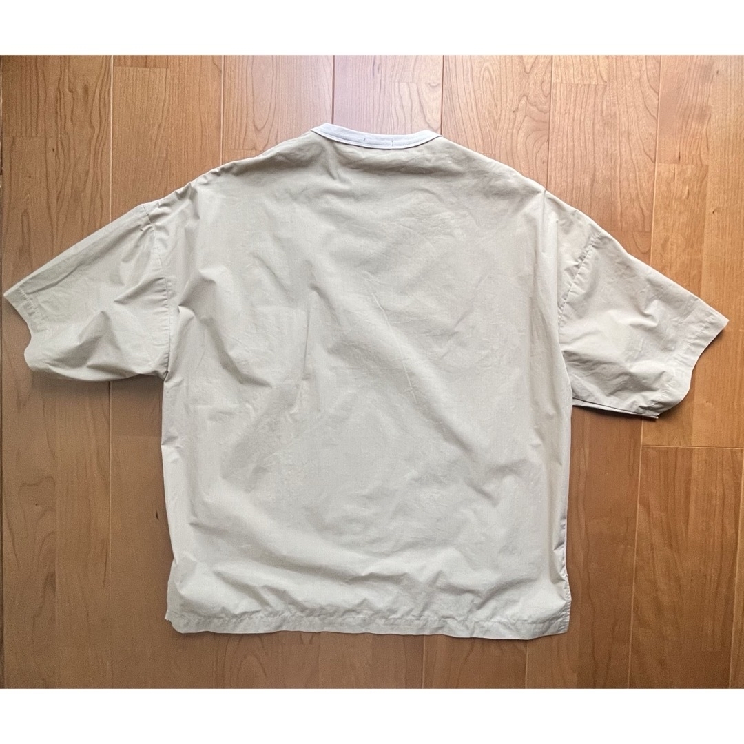 GU(ジーユー)のGU　ワイドフィットTシャツ　異素材Tシャツ　S メンズのトップス(Tシャツ/カットソー(半袖/袖なし))の商品写真