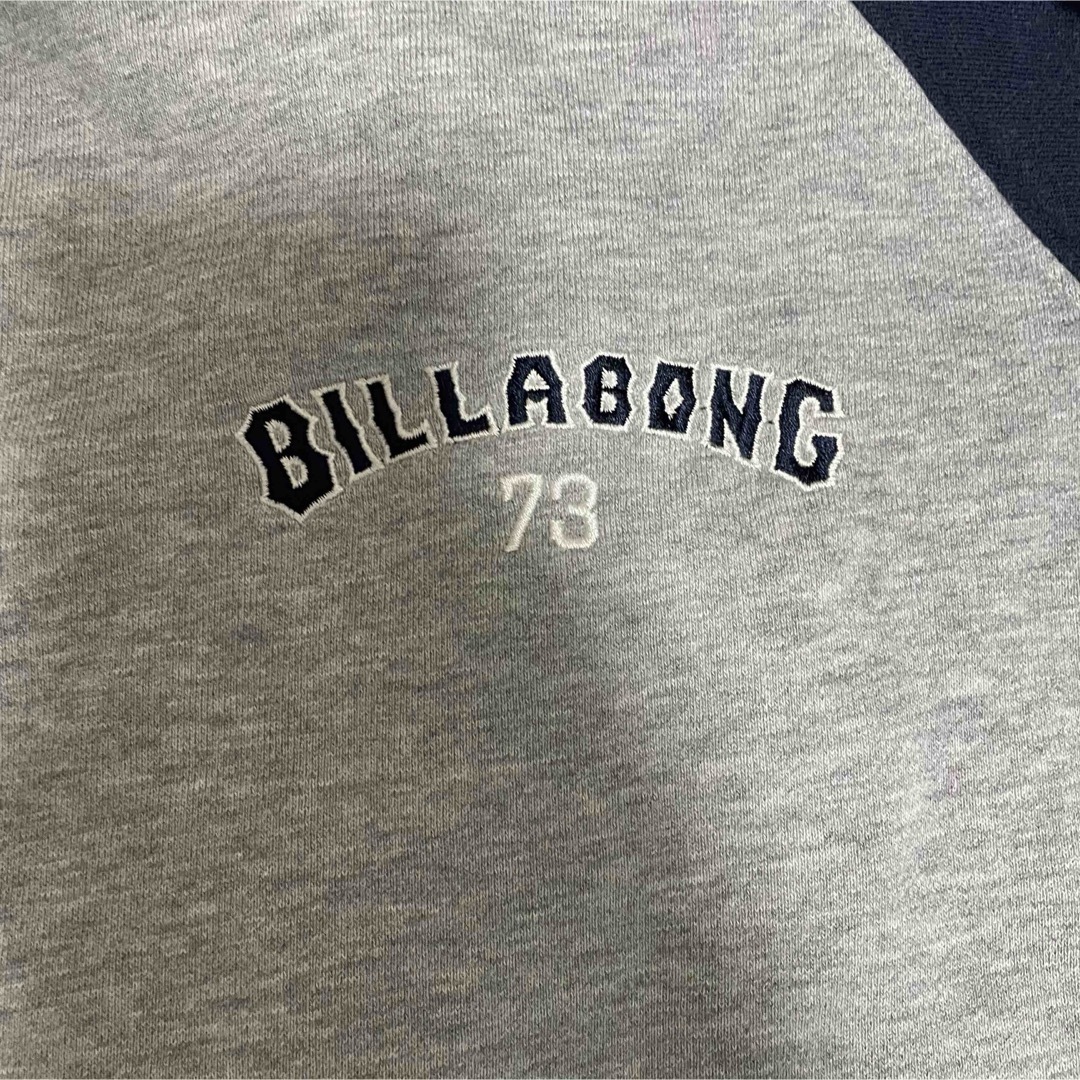 billabong(ビラボン)のBILLABONG ビラボン　ラグラン　フルジップ　パーカー　ヴィンテージ　刺繍 メンズのトップス(パーカー)の商品写真
