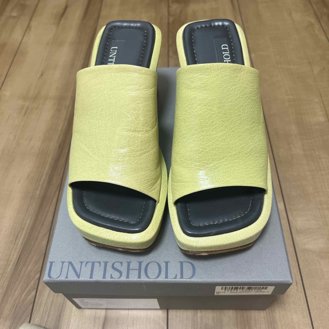 UNTISHOLD アンチショルド Marta 36サイズ Green レディースの靴/シューズ(サンダル)の商品写真