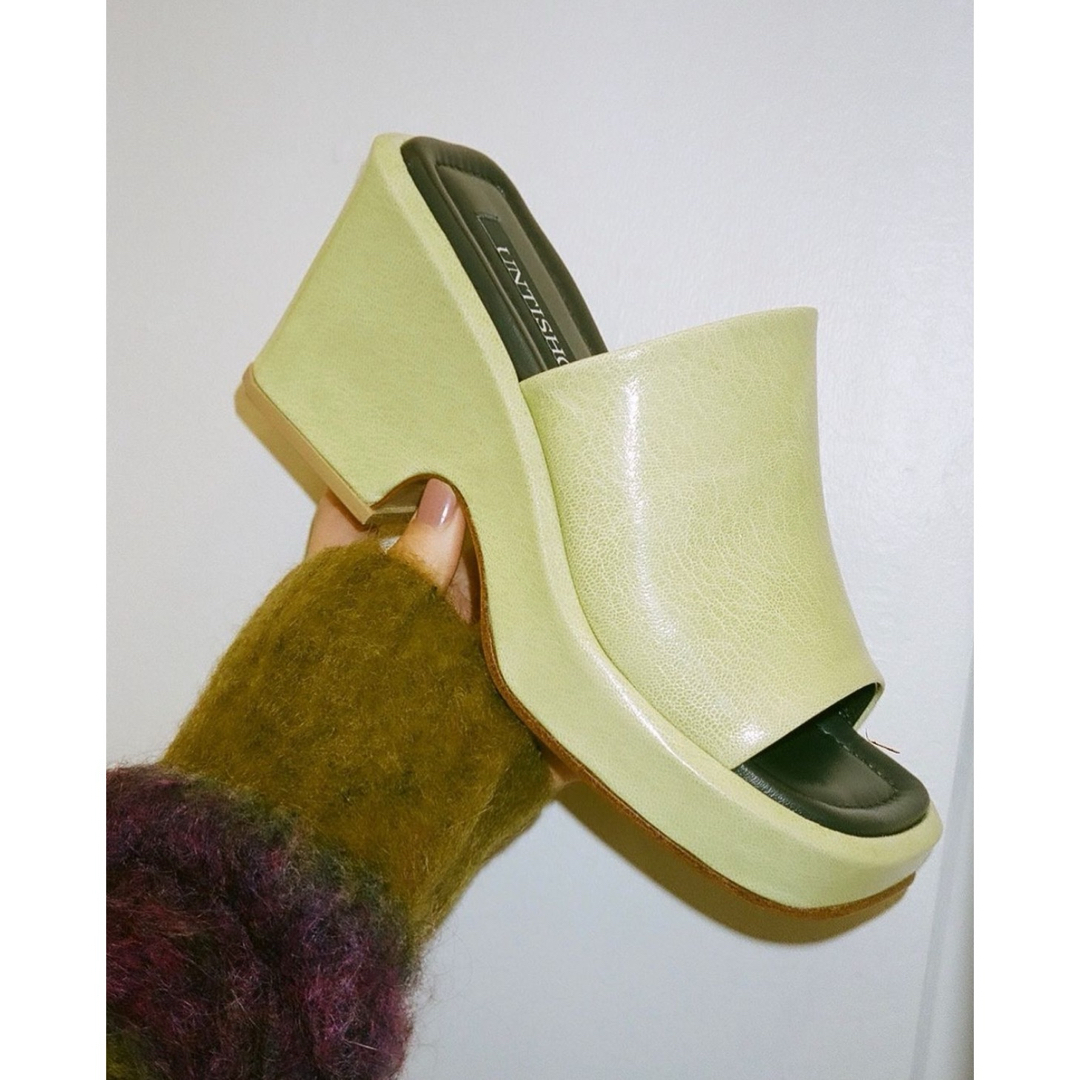 UNTISHOLD アンチショルド Marta 36サイズ Green レディースの靴/シューズ(サンダル)の商品写真