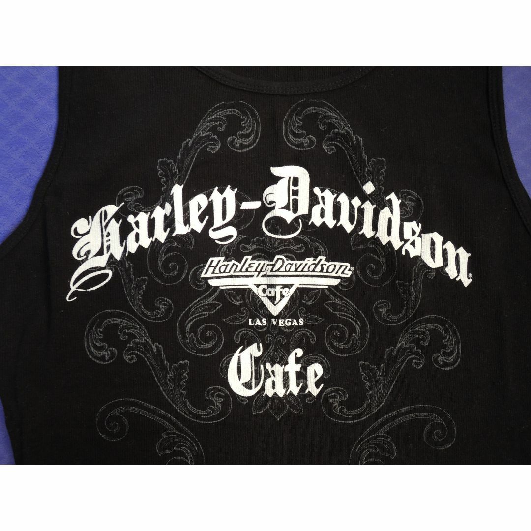 Harley Davidson(ハーレーダビッドソン)の希少　ハーレーダビッドソン　タンクトップ　黒　ラスベガス メンズのトップス(タンクトップ)の商品写真