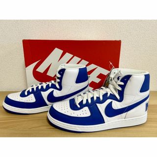 ナイキ(NIKE)のナイキ ターミネーター HIGH 28.5㎝ 新品 ホワイト/ゲームロイヤル(スニーカー)