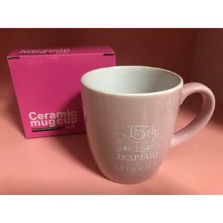 ミシャ(MISSHA)の非売品 MISSHA コラボ ピンク マグカップ 新品(グラス/カップ)