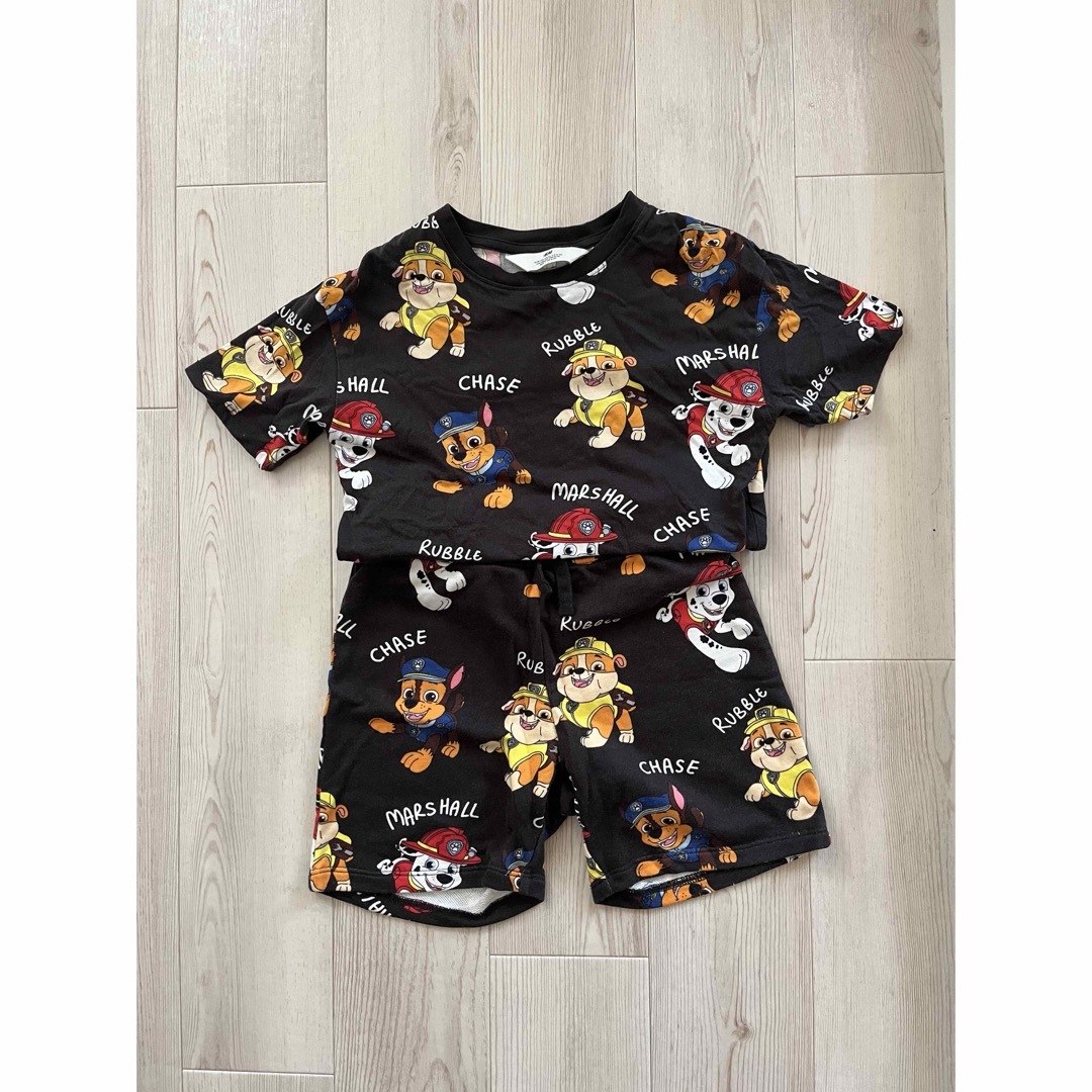 H&M パウパトロール　Tシャツ　ハーフパンツ　セットアップ キッズ/ベビー/マタニティのキッズ服男の子用(90cm~)(Tシャツ/カットソー)の商品写真