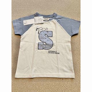 スラップスリップ(SLAP SLIP)のスラップスリップ　スヌーピ　Tシャツ　イニシャル　110(Tシャツ/カットソー)