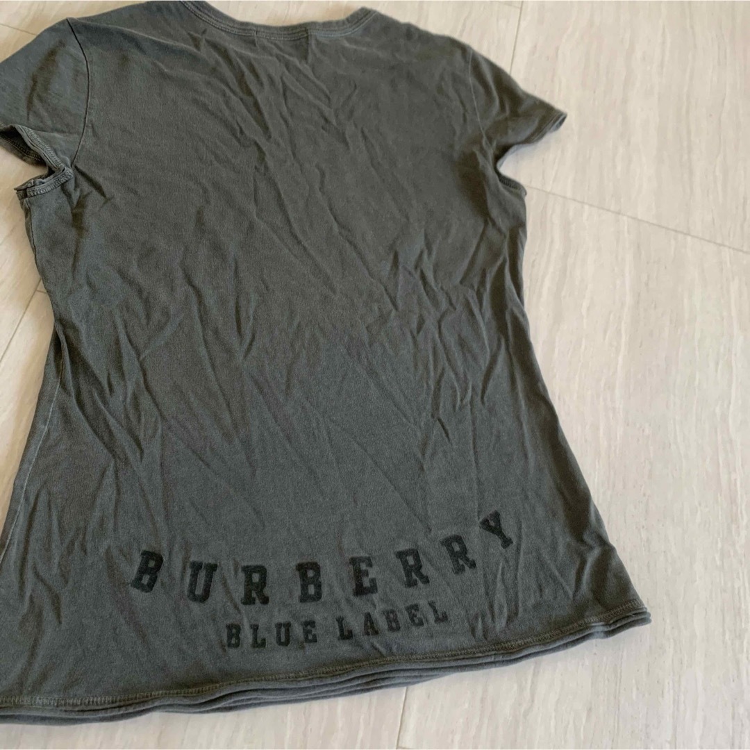 BURBERRY(バーバリー)のBurberry Tシャツ　カーキ レディースのトップス(Tシャツ(半袖/袖なし))の商品写真