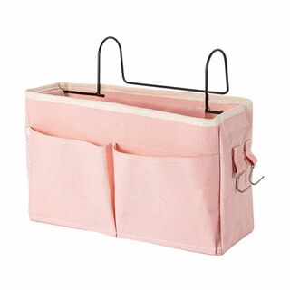 【色:Pink】Surblue ベッドサイドポケット 収納ポケット 吊り下げ式 (棚/ラック/タンス)