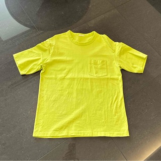 ジーユー(GU)のGU ライムカラーTシャツ Msize(Tシャツ/カットソー(半袖/袖なし))