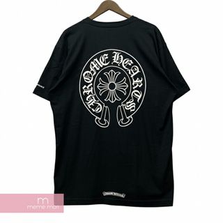 クロムハーツ(Chrome Hearts)のCHROME HEARTS Horseshoe Tee クロムハーツ ホースシューTシャツ 半袖カットソー ポケT ロゴプリント ブラック サイズXL【240517】【新古品】【me04】(Tシャツ/カットソー(半袖/袖なし))