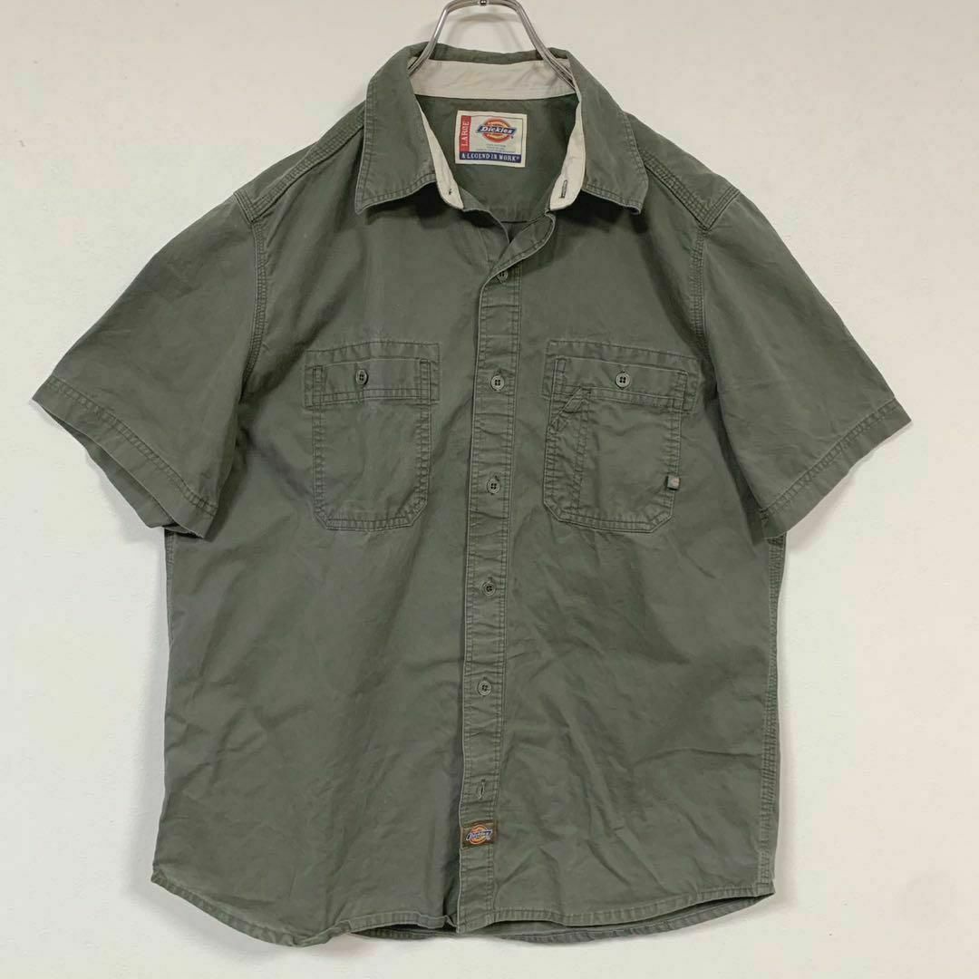 Dickies(ディッキーズ)のDickies 半袖 シャツ Lサイズ ディッキーズ メンズのトップス(シャツ)の商品写真