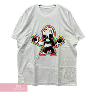 クロムハーツ(Chrome Hearts)のCHROME HEARTS 2024SS FOTI Rainbow Scroll Logo Tee クロムハーツ フォティ レインボースクロールロゴTシャツ 半袖カットソー スカル バックスクロール ホワイト サイズXL【240517】【新古品】【me04】(Tシャツ/カットソー(半袖/袖なし))