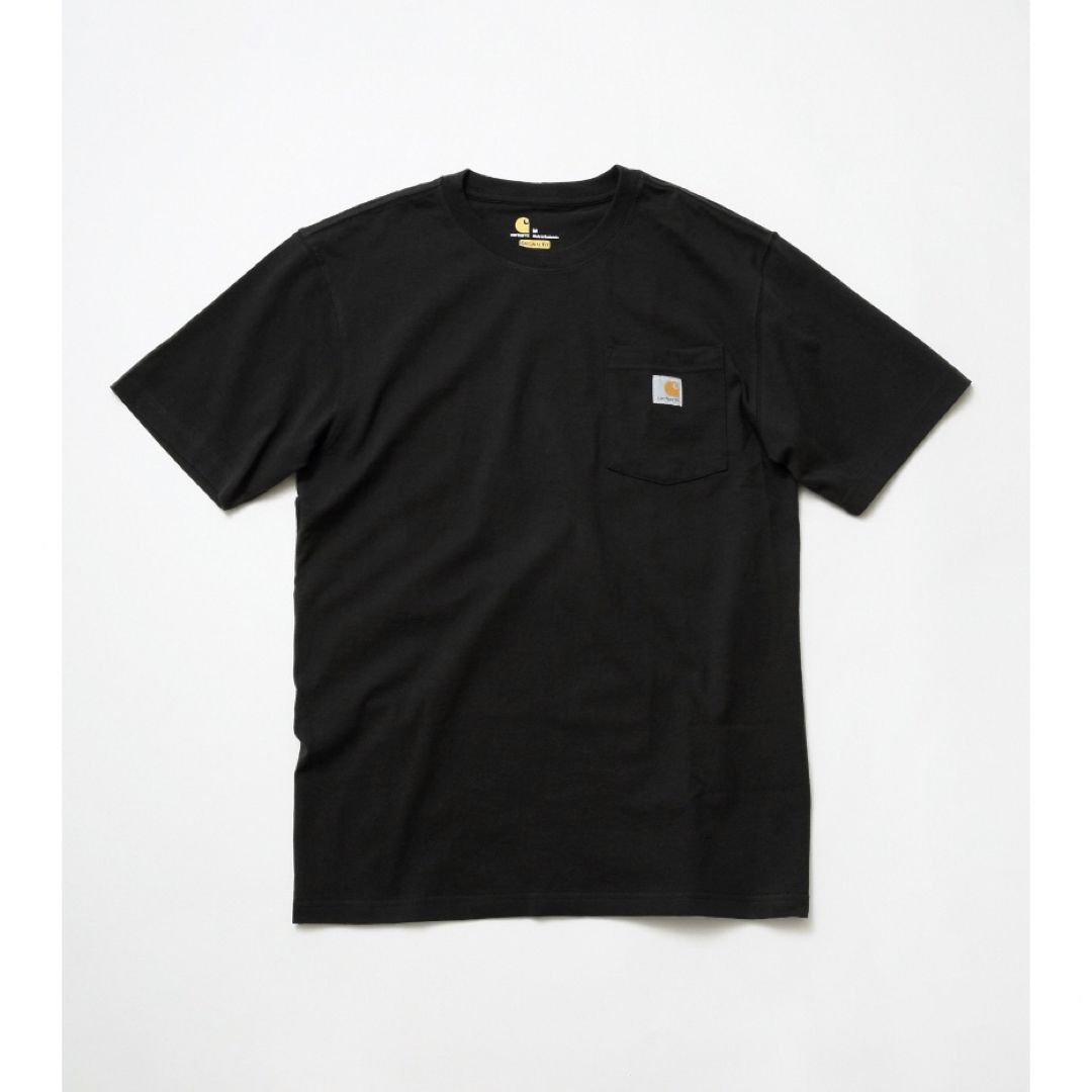 carhartt(カーハート)の黒　M カーハート　carhartt k87 ポケT ポケットTシャツ メンズのトップス(Tシャツ/カットソー(半袖/袖なし))の商品写真