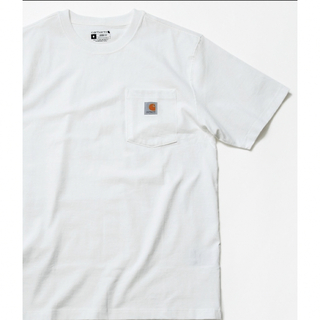 カーハート(carhartt)の白　M カーハート　carhartt k87 ポケT ポケットTシャツ(シャツ)