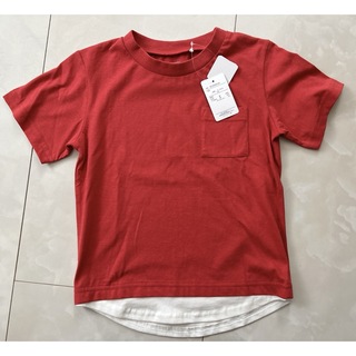 ニシマツヤ(西松屋)の新品未使用タグ付き　赤Tシャツ(Tシャツ/カットソー)