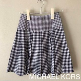 マイケルコース(Michael Kors)のマイケルコース ボックスプリーツスカート(ミニスカート)