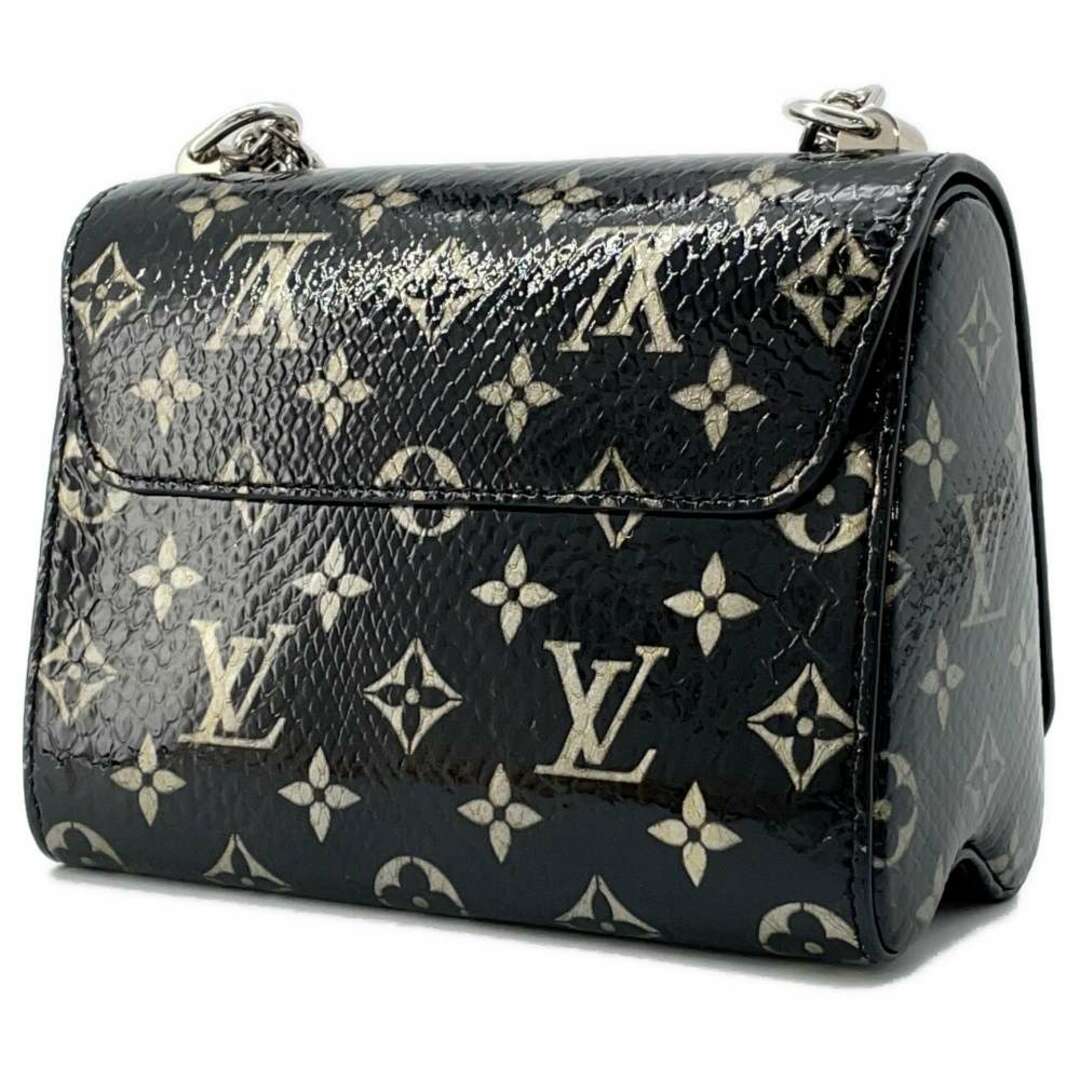 LOUIS VUITTON(ルイヴィトン)のルイヴィトン チェーンショルダーバッグ モノグラム ツイストPM  パイソン N96931 LOUIS VUITTON 黒 レディースのバッグ(ショルダーバッグ)の商品写真