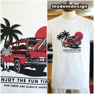 モデムデザイン(modem design)のmodemdesign モデムデザイン　半袖T　カットソー 24020576 M(Tシャツ/カットソー(半袖/袖なし))