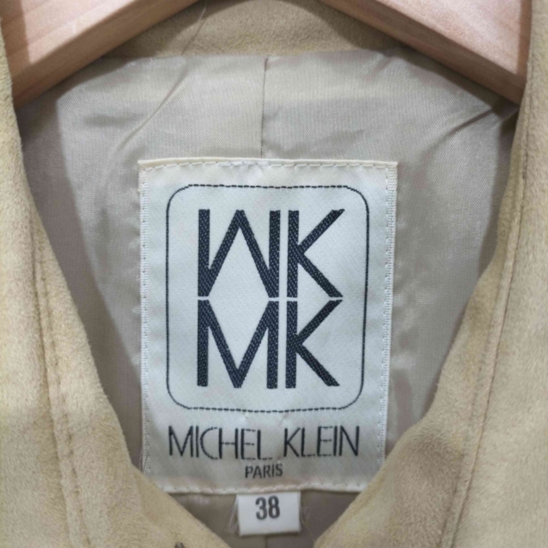 MICHEL KLEIN(ミッシェルクラン)のMICHEL KLEIN(ミッシェルクラン) 比翼ボタン スエードコート コート レディースのジャケット/アウター(その他)の商品写真