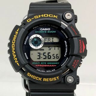 ジーショック(G-SHOCK)のG-SHOCK ジーショック CASIO カシオ 腕時計 GW-200Z-1JF ファイナル フロッグマン FROGMAN タフソーラー ブラック デジタル(腕時計(デジタル))