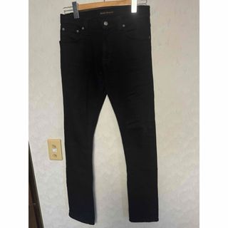 ヌーディジーンズ(Nudie Jeans)のヌーディージーンズ tube tom チューブトム W29 BLACKBLACK(デニム/ジーンズ)