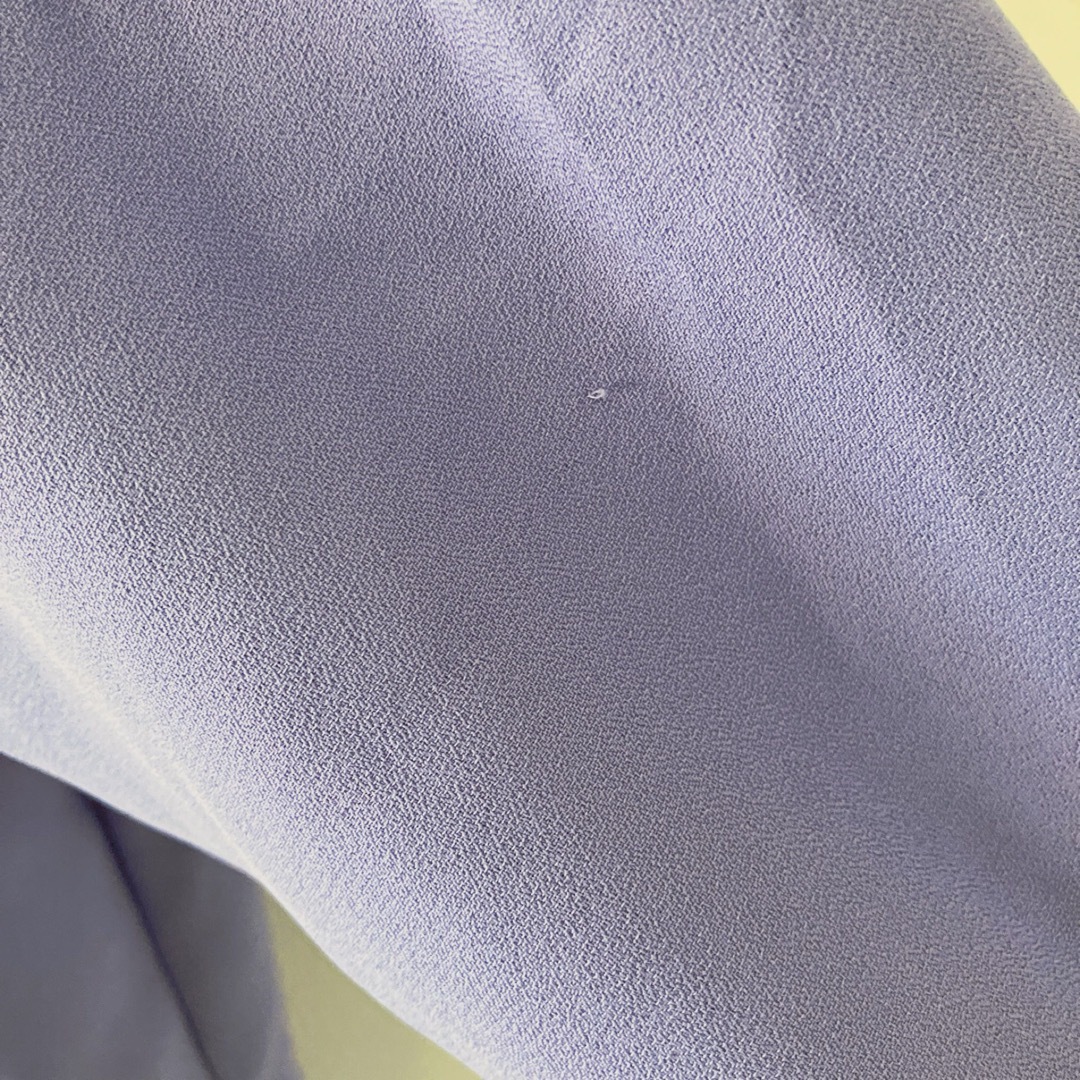 GU(ジーユー)のバンドカラーブラウス　パープル　ラベンダー レディースのトップス(シャツ/ブラウス(長袖/七分))の商品写真