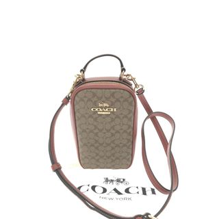 ▼▼COACH コーチ レディース ショルダーバッグ エヴァ フォーン クロスボディ CB854 カーキ×テラコッタ