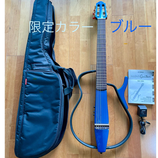 ヤマハ(ヤマハ)のYAMAHA サイレントギター ブルー SLG-100N(アコースティックギター)
