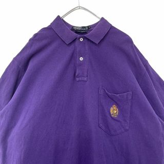 ポロラルフローレン(POLO RALPH LAUREN)のポロバイラルフローレン　刺繍ロゴ　メンズM相当　g8(ポロシャツ)