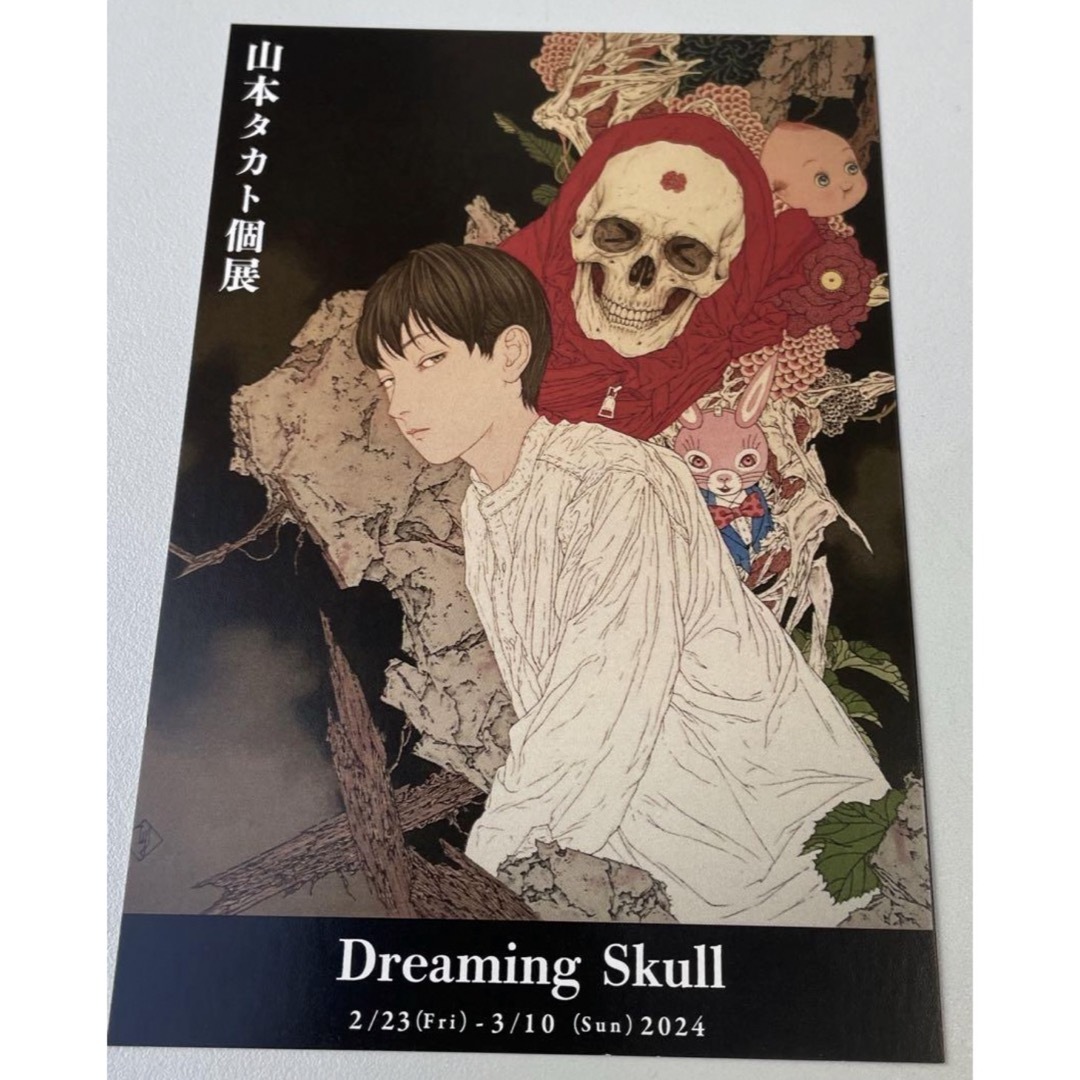 3枚 山本タカト2024 個展 Dreaming Skull ポストカード エンタメ/ホビーのコレクション(印刷物)の商品写真