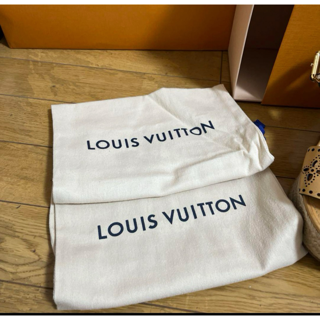 LOUIS VUITTON(ルイヴィトン)のルイヴィトン スターボード サンダル モノグラム ウェッジ ベージュ 35 レディースの靴/シューズ(サンダル)の商品写真