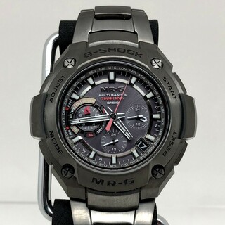 ジーショック(G-SHOCK)のG-SHOCK ジーショック CASIO カシオ 腕時計 MRG-8100B-1AJF MR-G 電波ソーラー ブラック アナログ フルメタル メンズ(腕時計(アナログ))