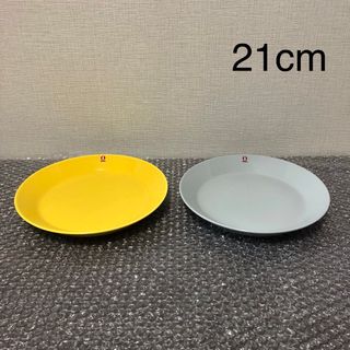 イッタラ(iittala)のイッタラ ティーマ プレート21cm ハニー　パールグレー　2枚(食器)