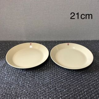 イッタラ(iittala)のイッタラ ティーマ リネン　プレート21cm 2枚(食器)