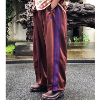 ニードルス(Needles)のneedles 19aw ヒザデル　H.D トラックパンツ　ブラウン　XS(その他)