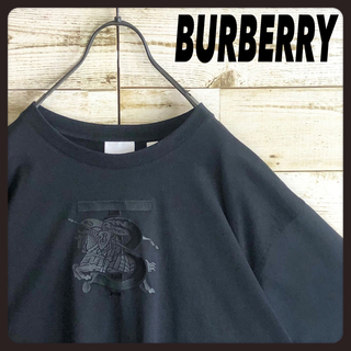 BURBERRY - BURBERRY バーバリー ビック 刺繍 騎士 TB ロゴ入り tシャツ