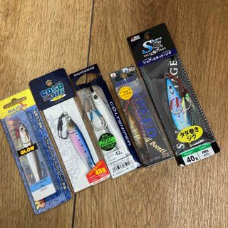 SHIMANO - 長期保管品　特価品　キャスティング用メタルジグ　40g〜45g 5点セット