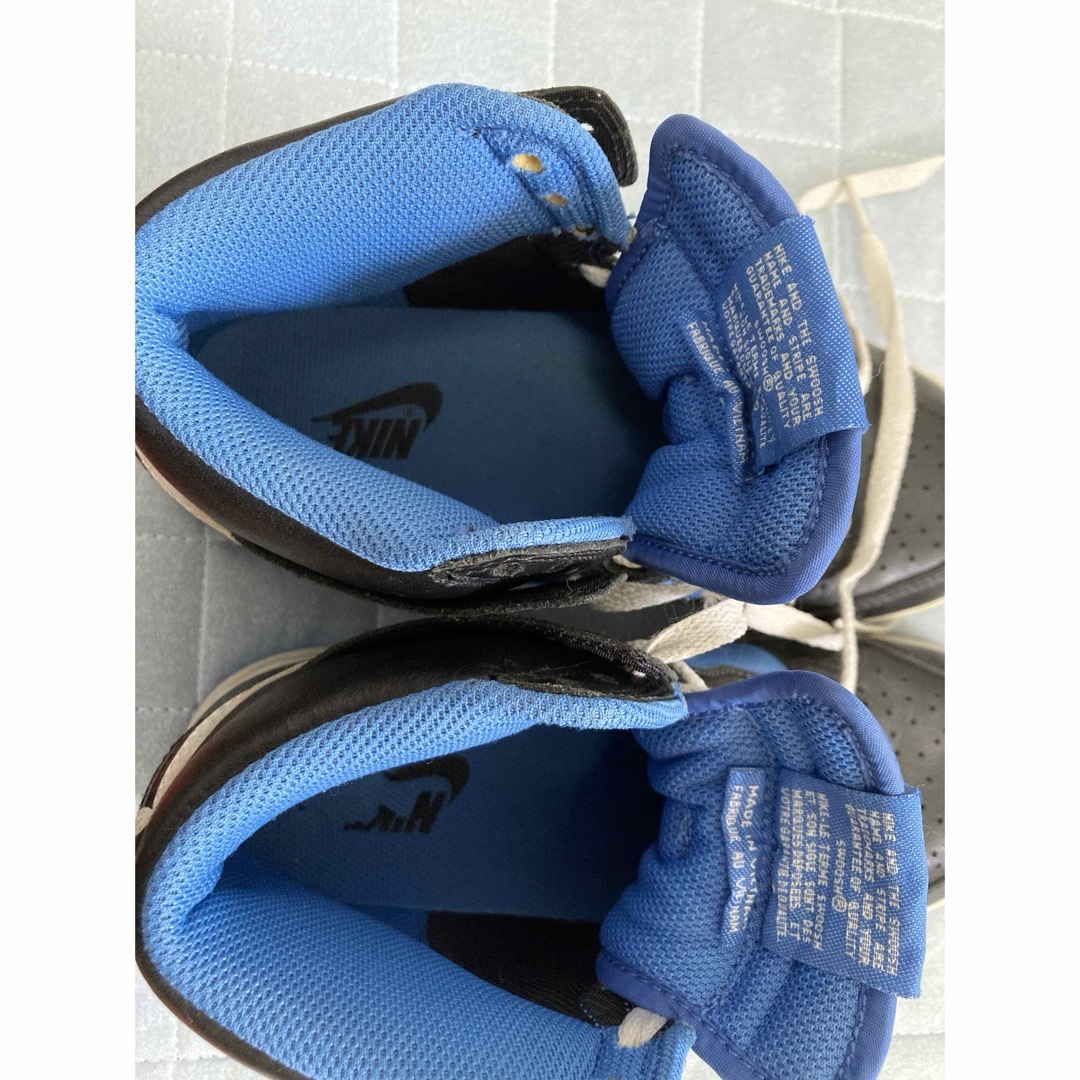 NIKE(ナイキ)のNIKE ナイキ　DUNK Hi レディース　24cm 黒×青×白　ハイカット メンズの靴/シューズ(スニーカー)の商品写真